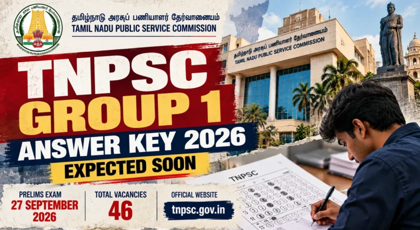 TNPSC Group 1 Answer Key 2026 Release Date and Download Link